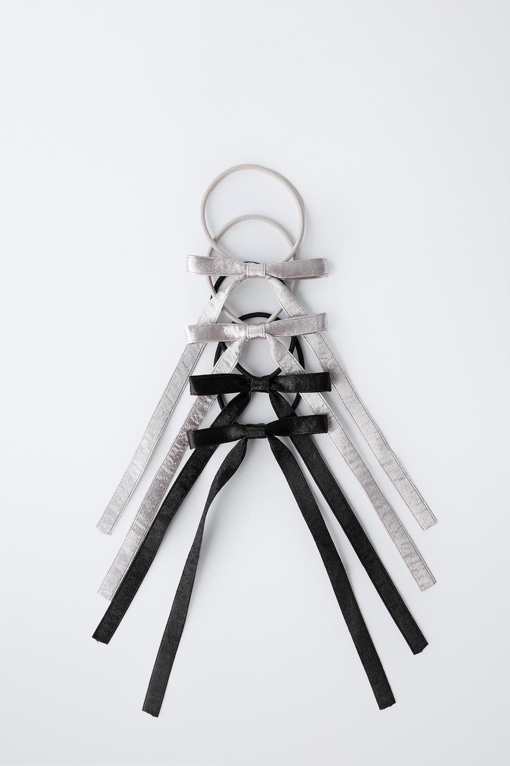 НАБОР ИЗ 4 РЕЗИНОК ДЛЯ ВОЛОС «БАНТЫ»