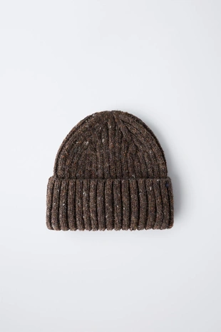 3–14 лет / шапка бини с отделкой из шерсти- Заказать в России