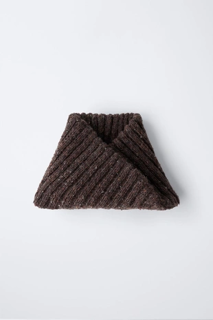 6-14 лет/ шейный платок с пуговицей и шерстью