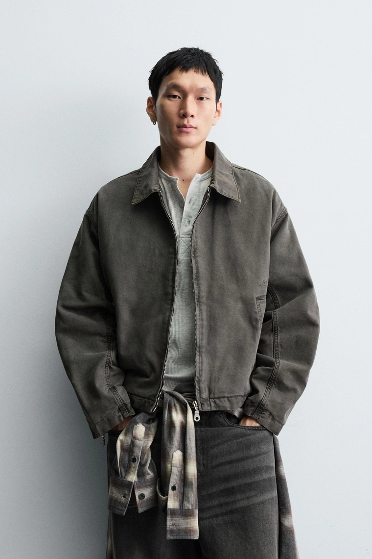 Вышитый укороченный пиджак