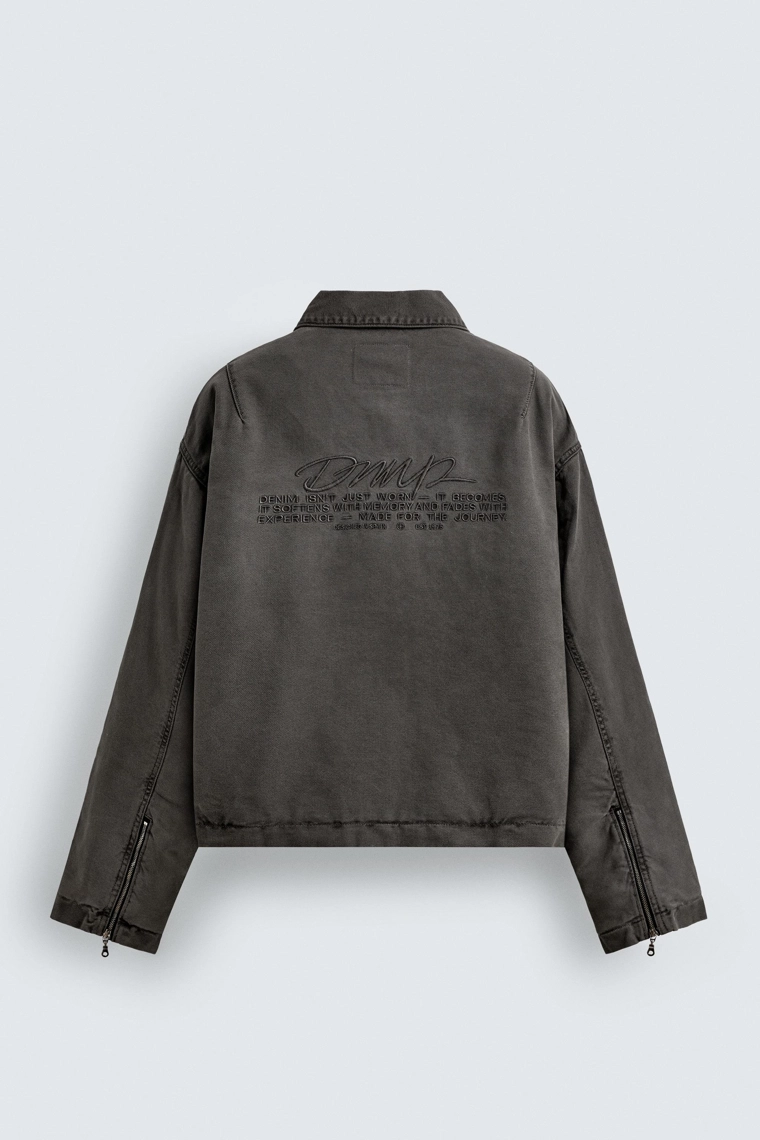 Вышитый укороченный пиджак