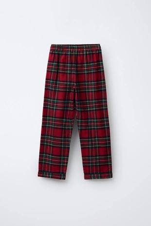 6-14 лет/ фланелевая пижама в клетку- Заказать в России