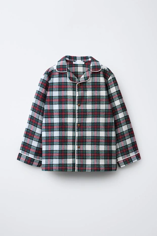 6-14 лет/ фланелевая пижама в клетку- Заказать в России