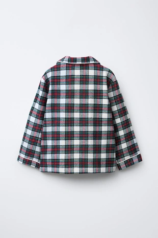 6-14 лет/ фланелевая пижама в клетку- Заказать в России