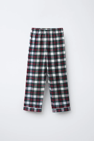 6-14 лет/ фланелевая пижама в клетку- Заказать в России