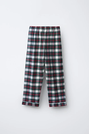 6-14 лет/ фланелевая пижама в клетку- Заказать в России
