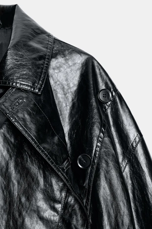 Куртка с блестящей тканью — ZW COLLECTION