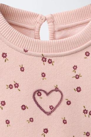 Multicoloured | 4805/626/330 - Zara Толстовка с цветочным принтом