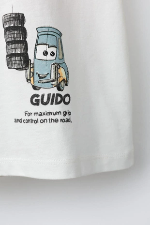 Футболка с принтом тачки молния маккуин © DISNEY- Заказать в России