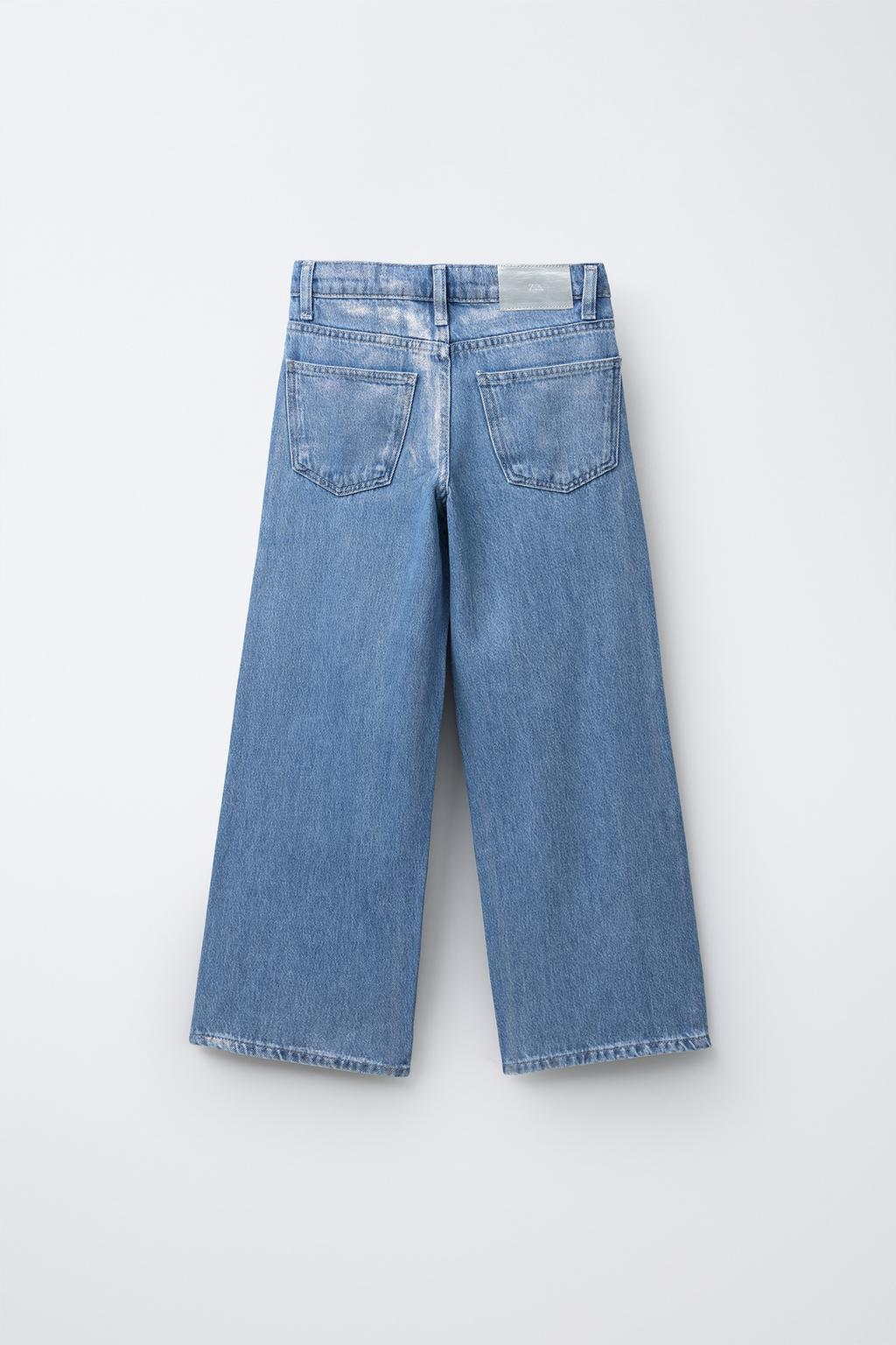 ДЖИНСЫ WIDE LEG СО СТРАЗАМИ