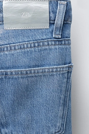 Джинсы WIDE LEG со стразами- Заказать в России