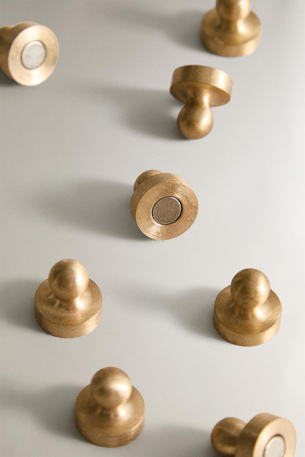 Латунные магниты (упаковка из 12 штук)