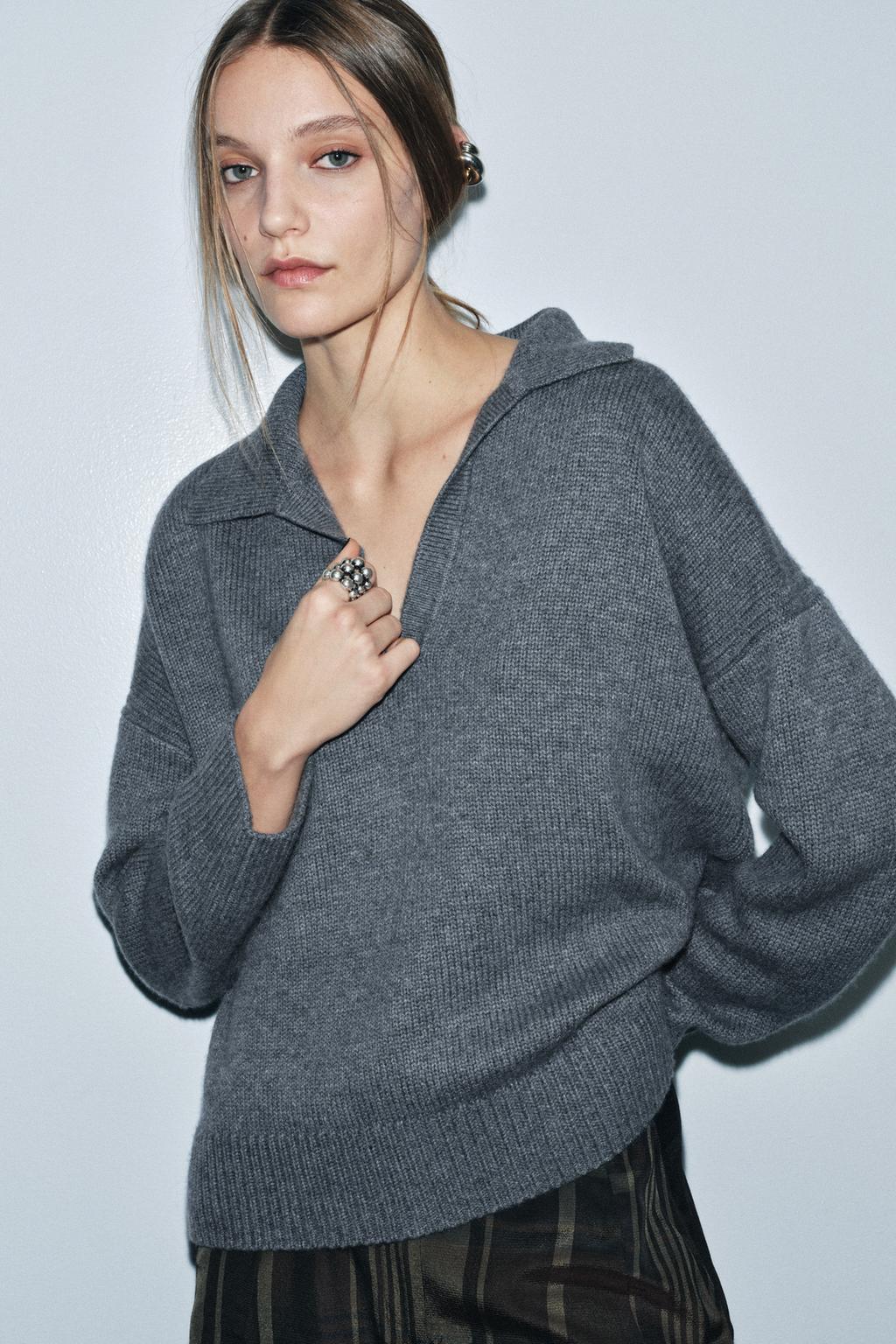 СВИТЕР ПОЛО ИЗ ШЕРСТИ И КАШЕМИРА