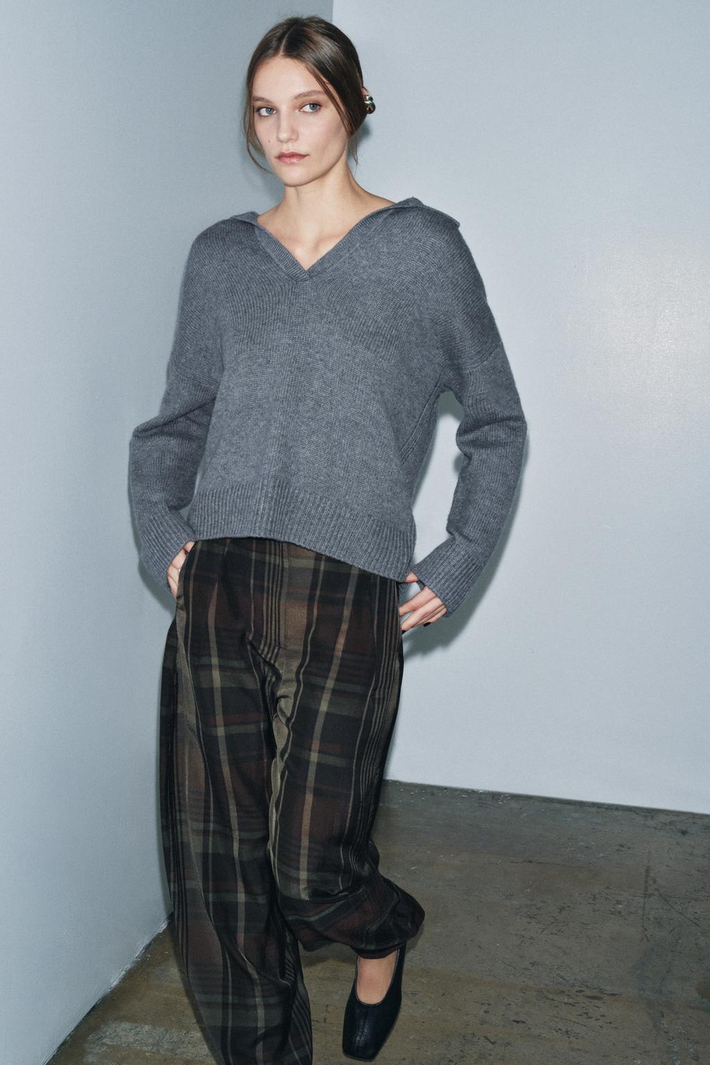 СВИТЕР ПОЛО ИЗ ШЕРСТИ И КАШЕМИРА