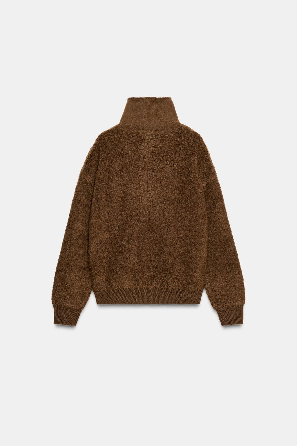 БОМБЕР ИЗ 100% ШЕРСТИ БУКЛЕ