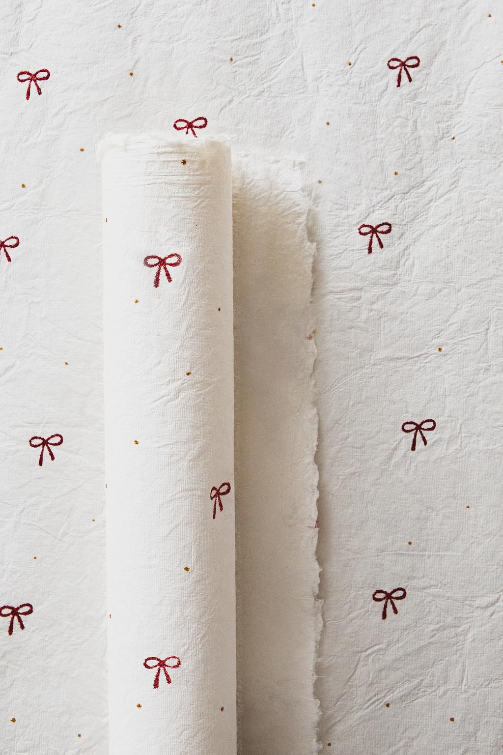 Подарочная упаковка для рождества с бантами