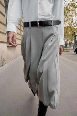 Купить Zara Длинные бермуды с защипами