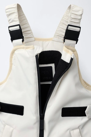 Ecru | 5644/648/712 - Zara Горнолыжный комбинезон PETO SKI WATER RESISTANT Y WINDPROOF COLOR BLOCK