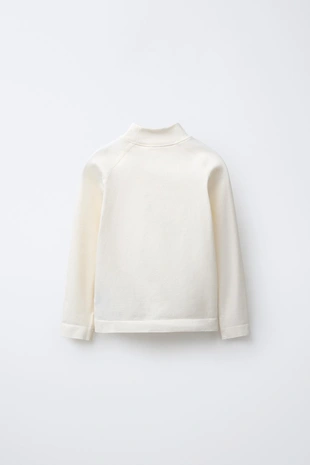 Купить Zara Термофутболка в рубчик с рельефной надписью