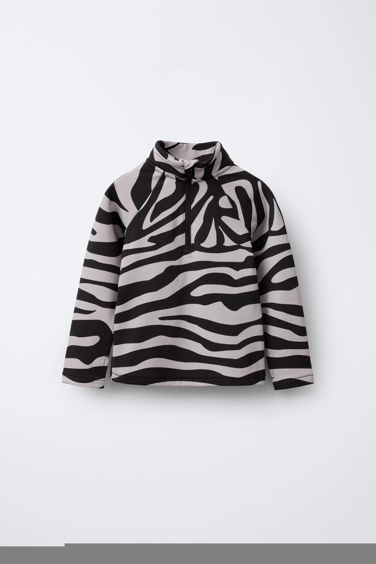 Футболка воздухообменная в полоску зебры