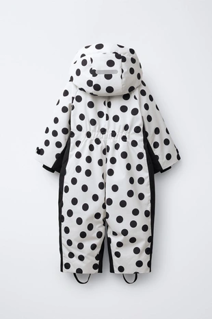 Купить Zara Горнолыжный комбинезон WATER RESISTANT и WINDPROOF в горошек