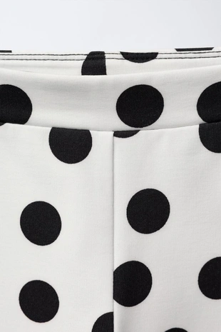 Термолегинсы «горошек» с дышащей тканью- Заказать в России