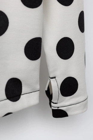 Дышащая термофутболка в горошек- Заказать в России