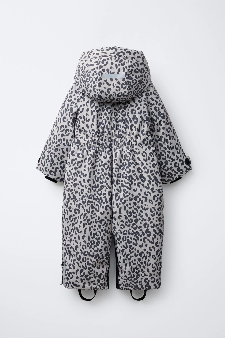 Комбинезон с животным принтом, водонепроницаемый и ветрозащитный