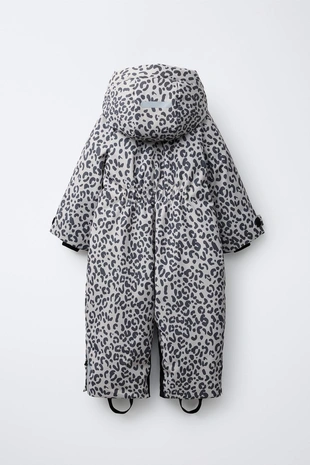 Непромокаемый ветрозащитный комбинезон с анималистическим принтом- Заказать в России