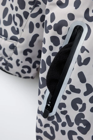 Непромокаемый ветрозащитный комбинезон с анималистическим принтом- Заказать в России