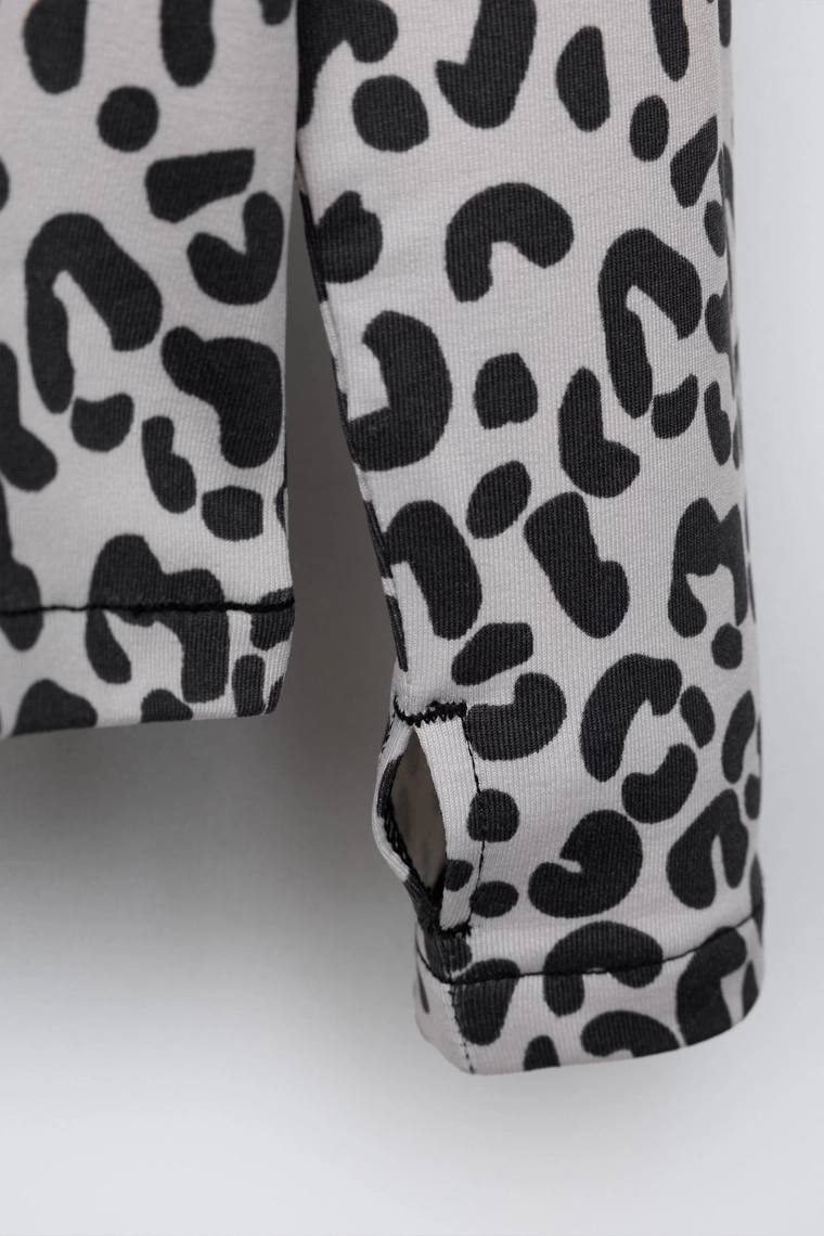 Толстовка с животным принтом из дышащей ткани