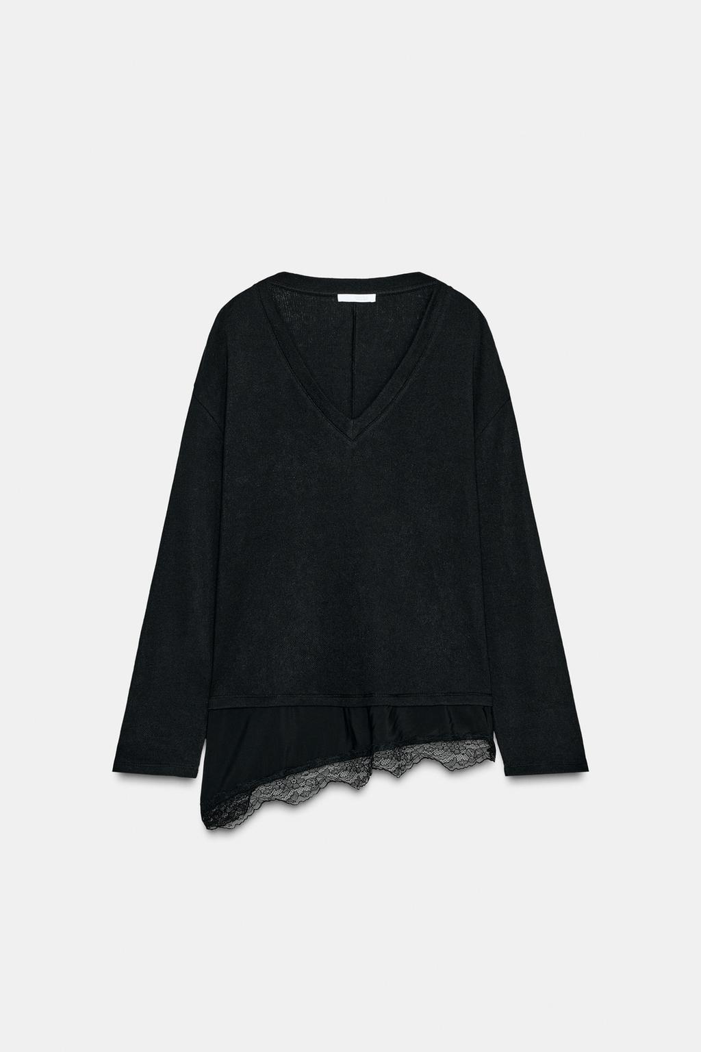 ТОП КОМБИНИРОВАННЫЙ С КРУЖЕВОМ