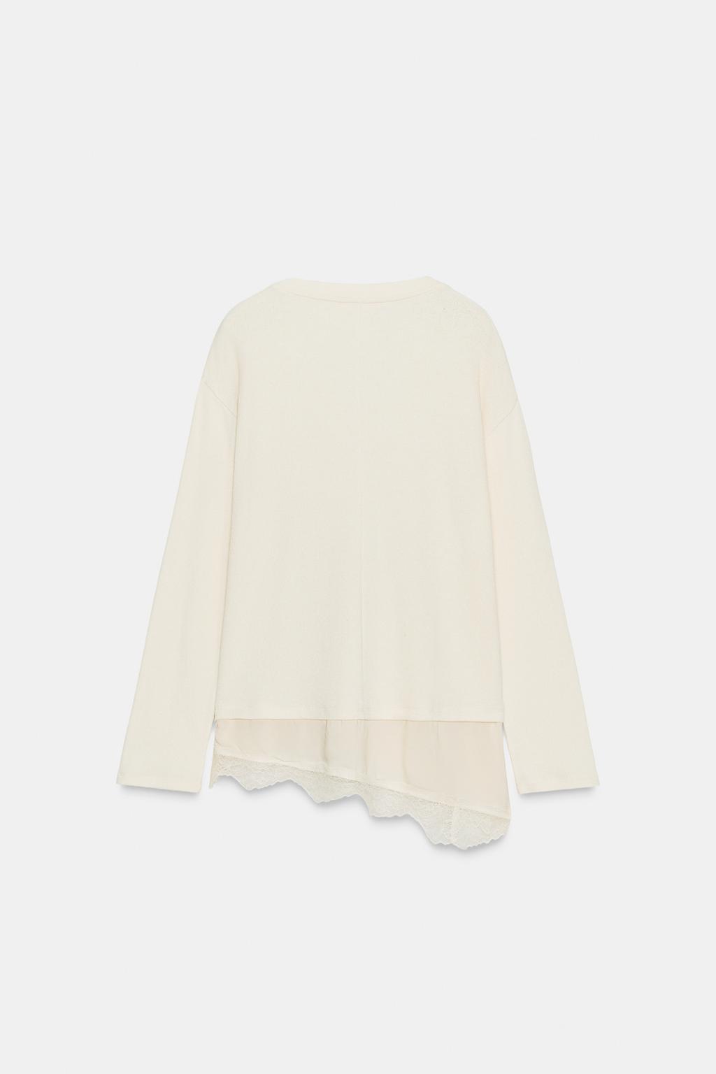 КОМБИНИРОВАННЫЙ ТОП С КРУЖЕВОМ