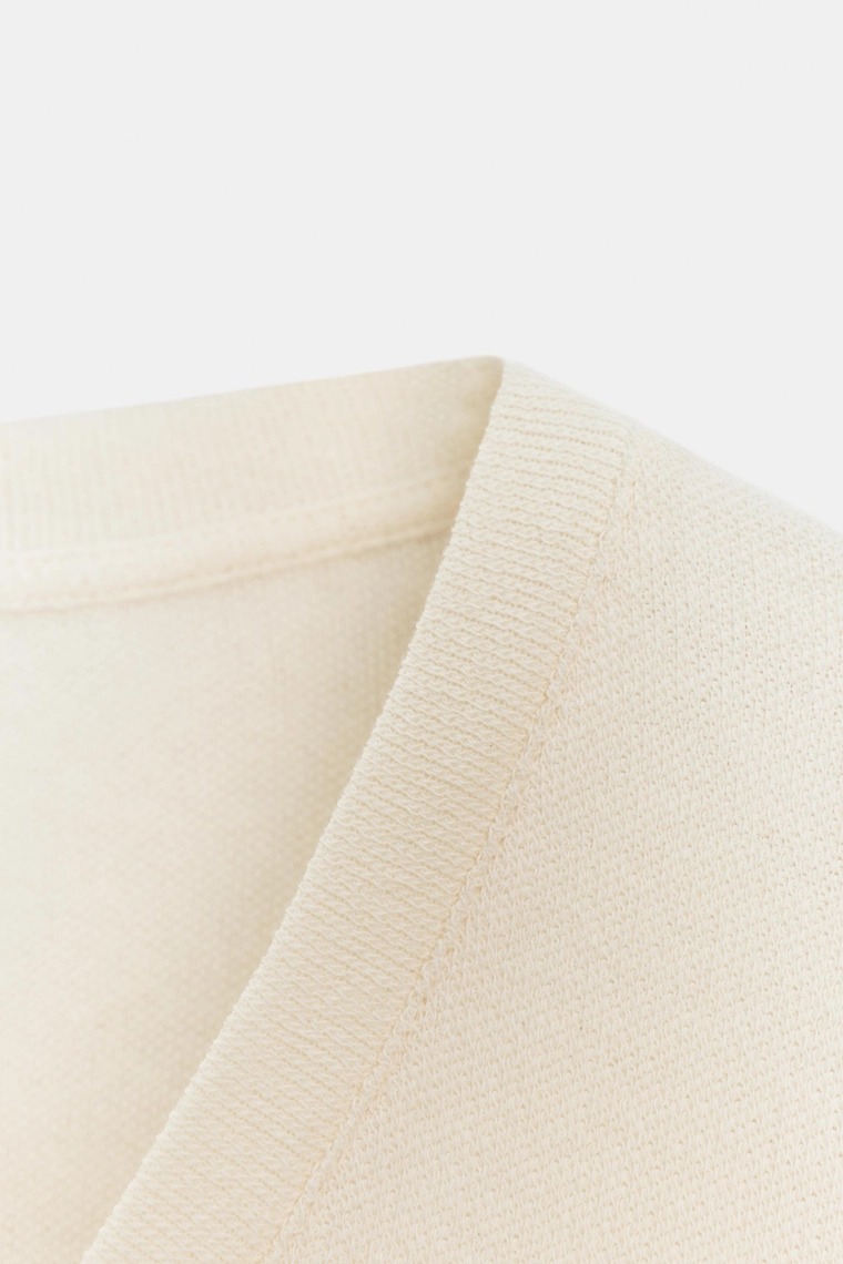 Футболка с контрастным кружевом