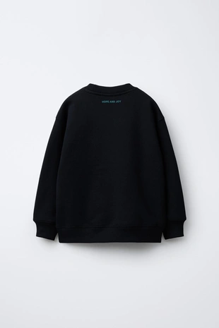 Купить Zara Толстовка с принтом «дед мороз»