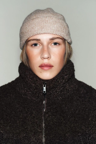 Brown | 6318/227/700 - Zara Анорак из искусственного меха с термоизоляцией