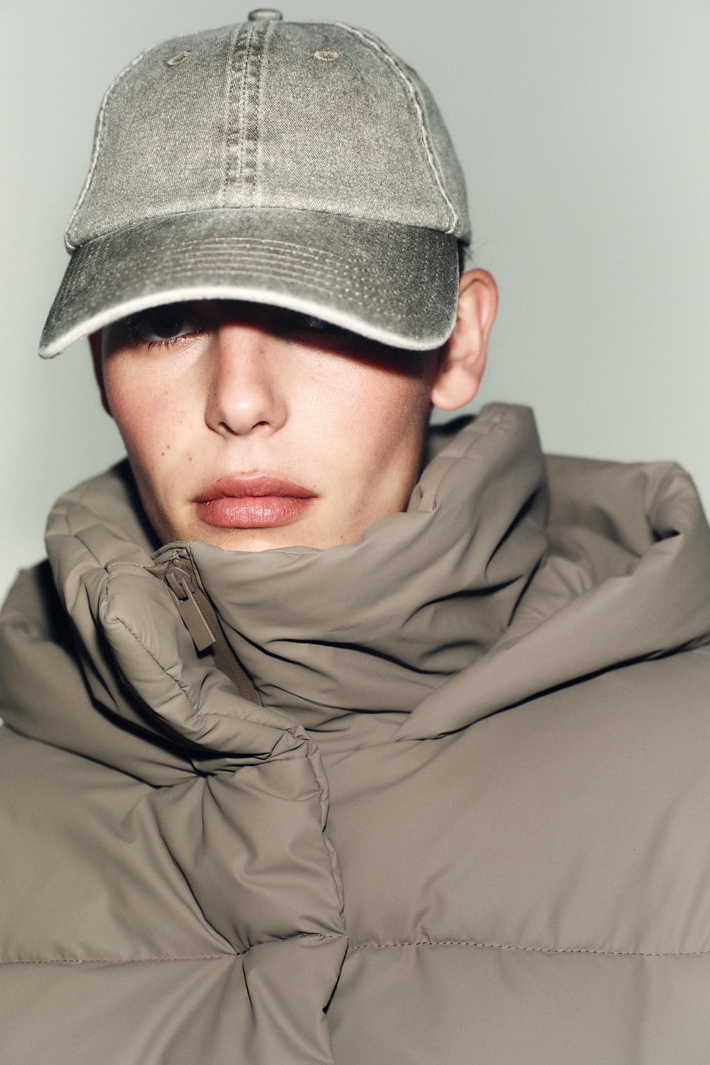 КОРОТКИЙ ПУХОВИК WINDPROOF ИЗ ПРОРЕЗИНЕННОЙ ТКАНИ