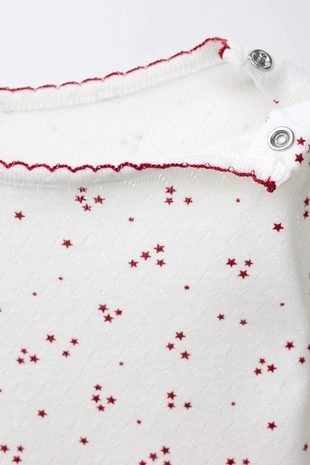 Ecru | 4174/748/712 - Zara Комплект из боди и легинсов «звезды»