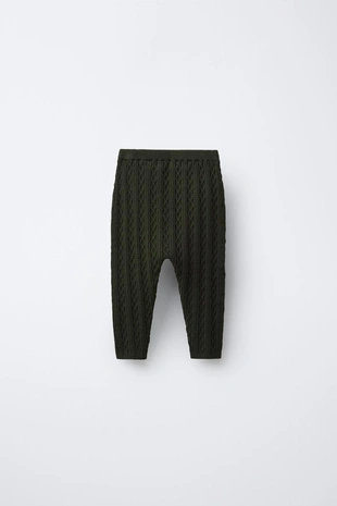 Купить Zara Трикотажные легинсы с косами