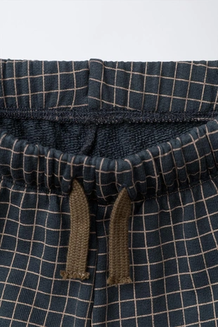 Anthracite grey | 5767/906/807 - Zara Брюки свободного кроя в клетку