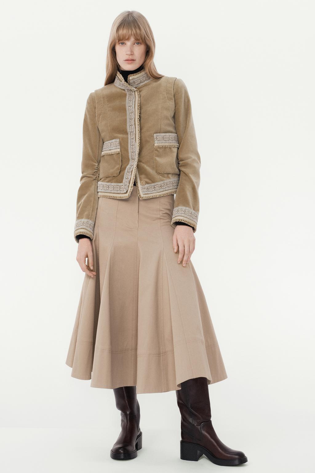 БАРХАТНАЯ КУРТКА — THE ITEM ZARA WOMAN