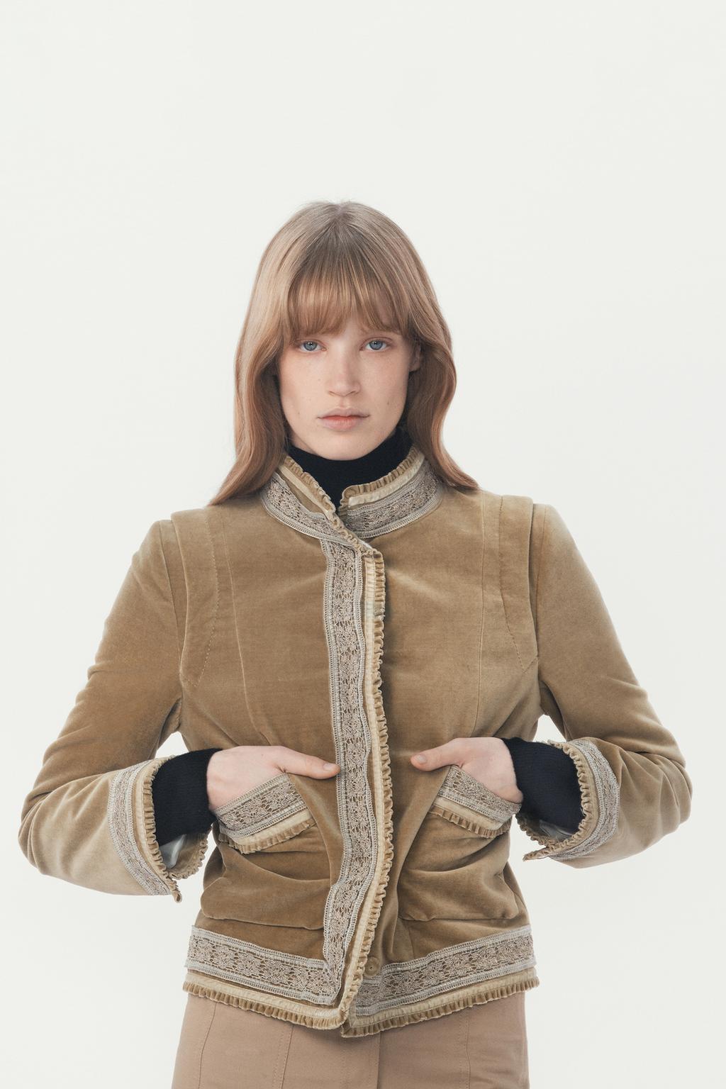 БАРХАТНАЯ КУРТКА — THE ITEM ZARA WOMAN