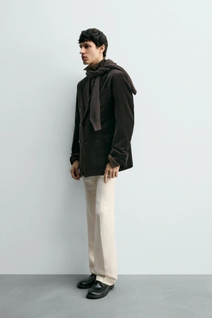 Бархатный блейзер REGULAR FIT- Заказать в России