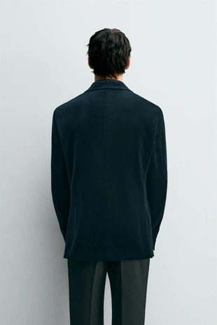 Бархатный блейзер REGULAR FIT