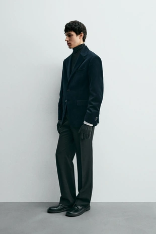 Бархатный блейзер REGULAR FIT