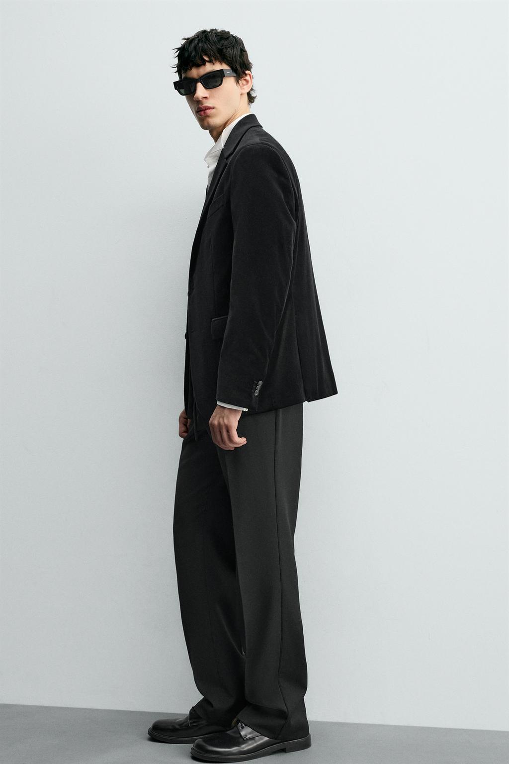 БАРХАТНЫЙ БЛЕЙЗЕР REGULAR FIT