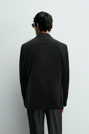 Бархатный блейзер REGULAR FIT- Заказать в России