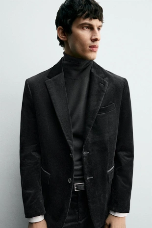 Блейзер из вельвета- Заказать в России