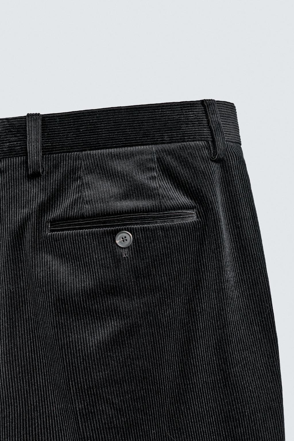 ВЕЛЬВЕТОВЫЕ КОСТЮМНЫЕ БРЮКИ