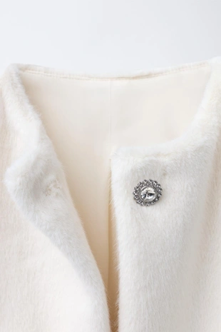 Ecru | 2511/712/712 - Zara Болеро из искусственного меха